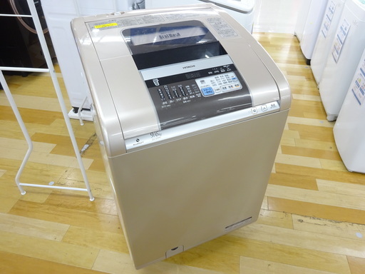 安心の6ヶ月保証付！2012年製 HITACHI 9kg縦型洗濯乾燥機です！