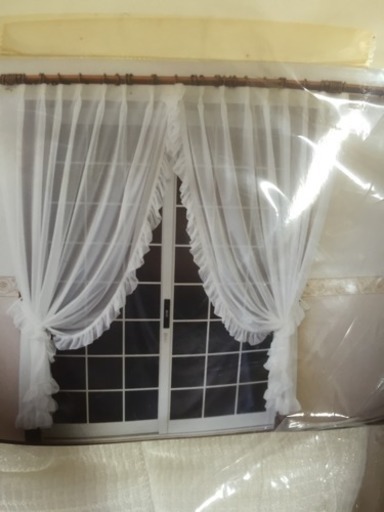 オープンクロス  フリル付き❣️カーテン 新品5組あります