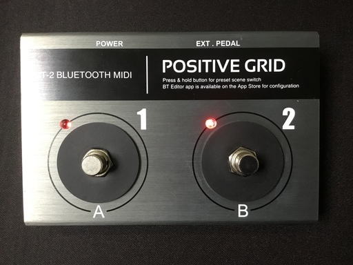 【新品同様】POSITIVE GRID BT-2 Bluetooth MIDIフットコントローラー