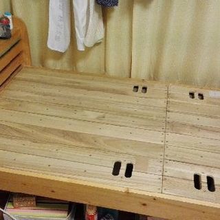 シングルベッド【木製　組立式】