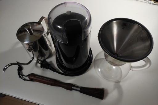 電動コーヒーミル その他 豆引いて飲める一通りセット