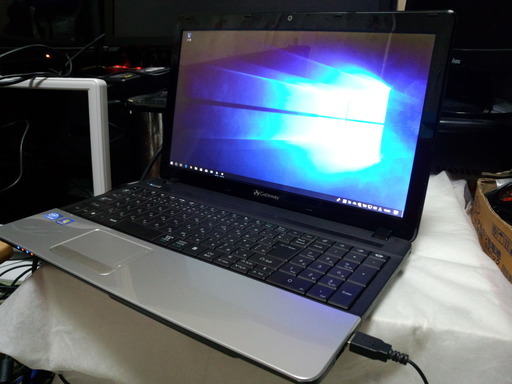 ノートパソコン Gateway Windows10 64Bit メモリ4GB HDD320GB