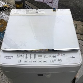 #1301 ハイセンス 全自動洗濯機 5.5kg HW-T55A