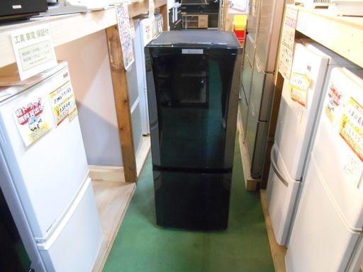 【磐田市見付】　ミツビシ　ノンフロン冷凍冷蔵庫　146L　取扱説明書付き　MR-P15A-B