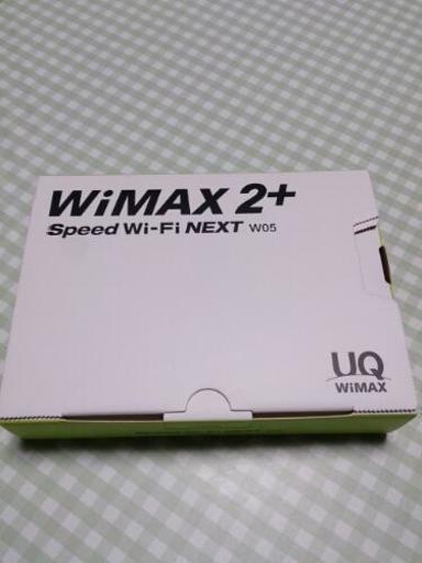 ☆最新機種☆ Speed Wi-Fi NEXT W05 WiMAX2+ au UQ ブラック✕ライム