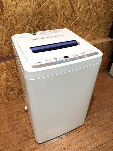 上質で快適 SANYO ASW-60D 全自動洗濯機 6.0kg 2010年 洗濯機