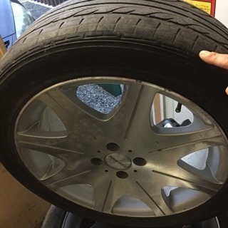 215/50R17 PCD100 オフセット約+20夏タイヤ付きホイール中古 4本セット