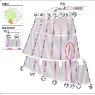 ファイターズ 10月3日 三塁側熱烈応援シート(A指定席) ペアチケット 通路側連番