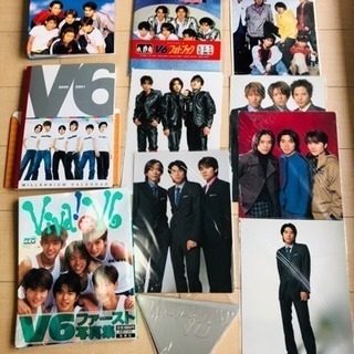 V6  写真集 CD ファングッズ（下敷き、大判写真、うちわ、な...