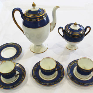 ウェッジウッド パウダー ブルー コーヒーセット /ユーランダー コロンビア