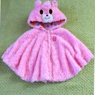 ミキハウス　ピンクのコート/マント/ポンチョ　サイズ70~90ｃｍ