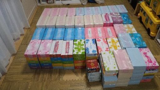 (お引取り中)箱ティッシュ（ｴﾘｴｰﾙ･ｽｺｯﾃｨ･ﾈﾋﾟｱ等）