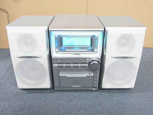 ビクター CD/MDカセットミニコンポ UX-Z7 MD読み込み不可 ジャンク品