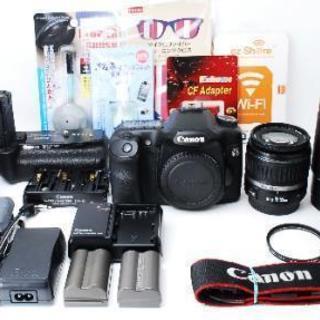 ★ショット数たった2148回★極上★豪華セット★Wi-fi転送★キャノン EOS 40D！ゆうパック代引き発送！送料、代引き手数料無料！！