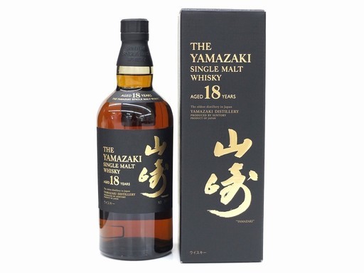 山崎18年　ウイスキー　サントリー　洋酒　700ml