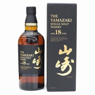 山崎18年　ウイスキー　サントリー　洋酒　700ml