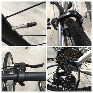 新車　クロスバイク　Sシルバー