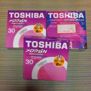 TOSHIBA 30ワット形６本 FCL30EX-N/28-H ...