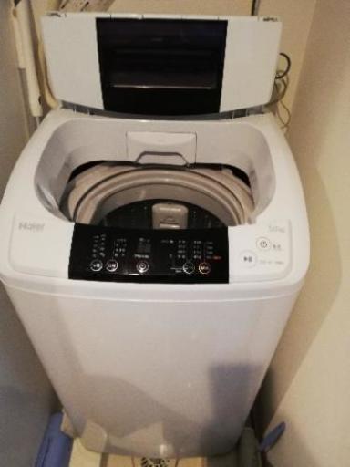 【引取割引】7000円　両国駅徒歩5分動作問題なしHiar洗濯機5.0kg
