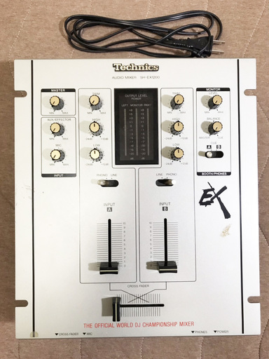 美品☆不具合なし!! Panasonic Technics DMCオフィシャルミキサー SH-EX1200-S ガリ無しでスクラッチに最適。