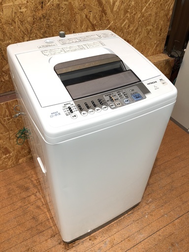 HITACHI 2010年 7.0kg 全自動洗濯機 NW-7KY