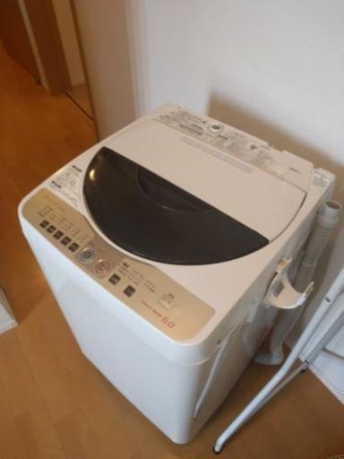 シャープ　洗濯機6kg