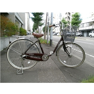 札幌【丸石自転車 シティサイクル 26インチ 3段変速】オートラ...