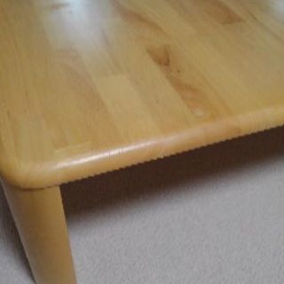 天然木テーブル(脚折り畳み式)