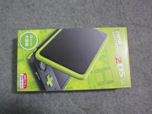★人気【新品】任天堂 2DS LL ブラック＆ライム　未使用です★