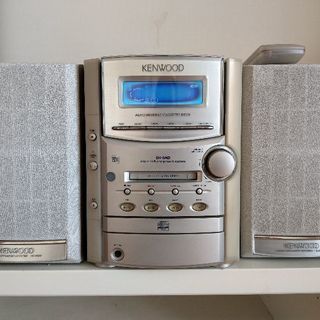 KENWOODミニコンポ　CD MD テープ