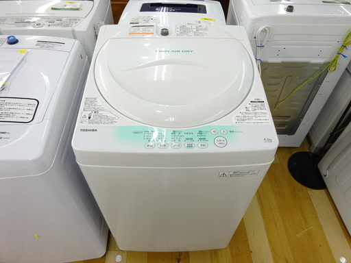 安心の6ヶ月保証付！TOSHIBAの4.2kg全自動洗濯機【トレファク　岸和田】