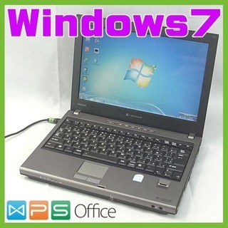 【完全整備済み】東芝/小さなパソコン/文書作成用/Win7/無線...