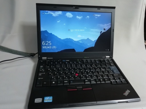 12.5型 レノボ x220 Win10 64 pro/二世代Core i5/4G/HDD 500GB/無線Lan/カメラ/