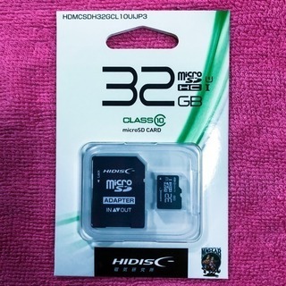 マイクロ micro SD メモリーカード 32GB 新品 未開封品