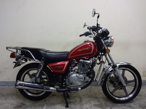 整備済み！！スズキ ＧＮ１２５－２Ｆ　２０１６モデル　エンジンガード　ＬＥＤヘッドライト