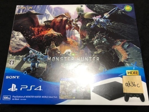 【本日限定値下げ】【レシート付き美品】ps4 本体 モンハン同梱版+オマケ