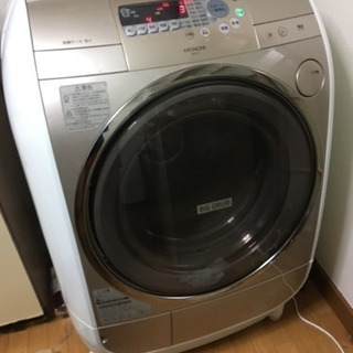 【交換可能商品】HITACHI 横型ドラム 洗濯乾燥機9K-7K...