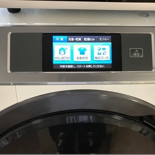操作タッチパネル式！！ パナソニック 10キロドラム式洗濯機