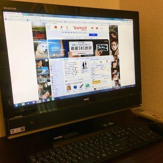 【テレビ・映画鑑賞用として便利！】デスクトップパソコンの画像