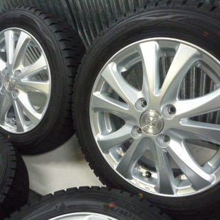 バリ山！美品★155/65R14　ウインターマックス　WM01　2017年　ダンロップ　安心の国産タイヤ　タントカスタム　ムーブ　N-BOX　ミラ