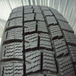 バリ山！美品★155/65R14　ウインターマックス　WM01　2017年　ダンロップ　安心の国産タイヤ　タントカスタム　ムーブ　N-BOX　ミラ