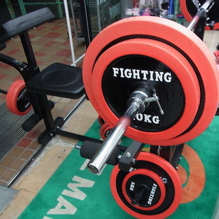 キングofベンチ+プレート140kg ダンベル/バーベル ファイティングロード