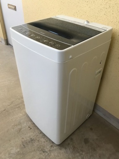 【リサイクルサービス八光　安心の3か月保証　配達・設置OK】ハイアール 4.5kg 全自動洗濯機 ブラックHaier JW-C45A-K