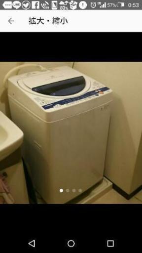【取引中】東芝全自動洗濯機 【取りに来られる方】AW-60GK 2012年製 6kg