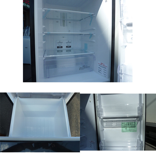 冷蔵庫 2ドア 146L 2018年製 三菱 MR-P15C-B ブラック ノンフロン冷凍
