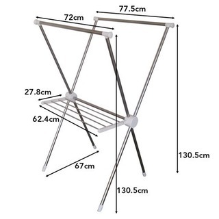 カインズホームの室内物干し X型