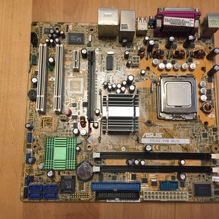 ジャンク扱い LGA775 マザーボード+CPU