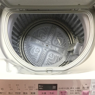 【送料無料・設置無料サービス有り】洗濯乾燥機 2017年製 SHARP ES-TX5A-P 中古