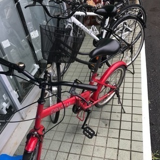 自転車　入荷　ママチャリ　クロスバイク　折り畳み自転車　中古　リ...