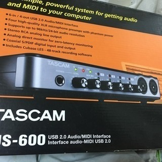 TASCAM US600 オーディオインターフェース